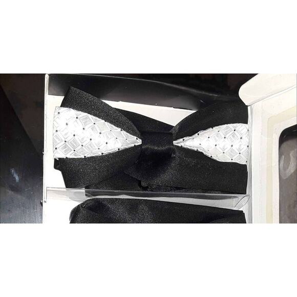 New 3 Piece Gentlemens Bow Tie Box Set - Picture 2 of 4